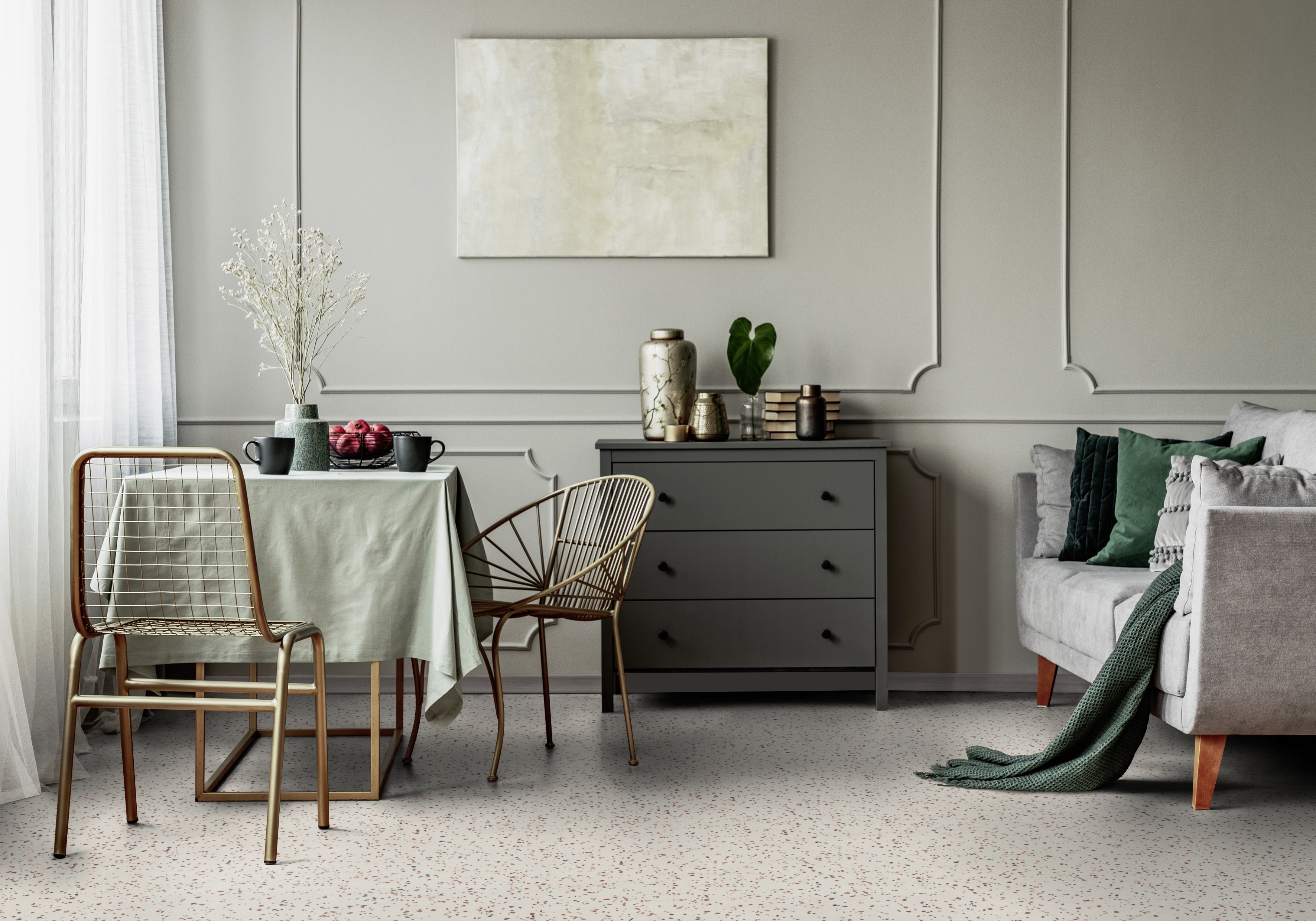 Sala de jantar Confetti Beige Texline